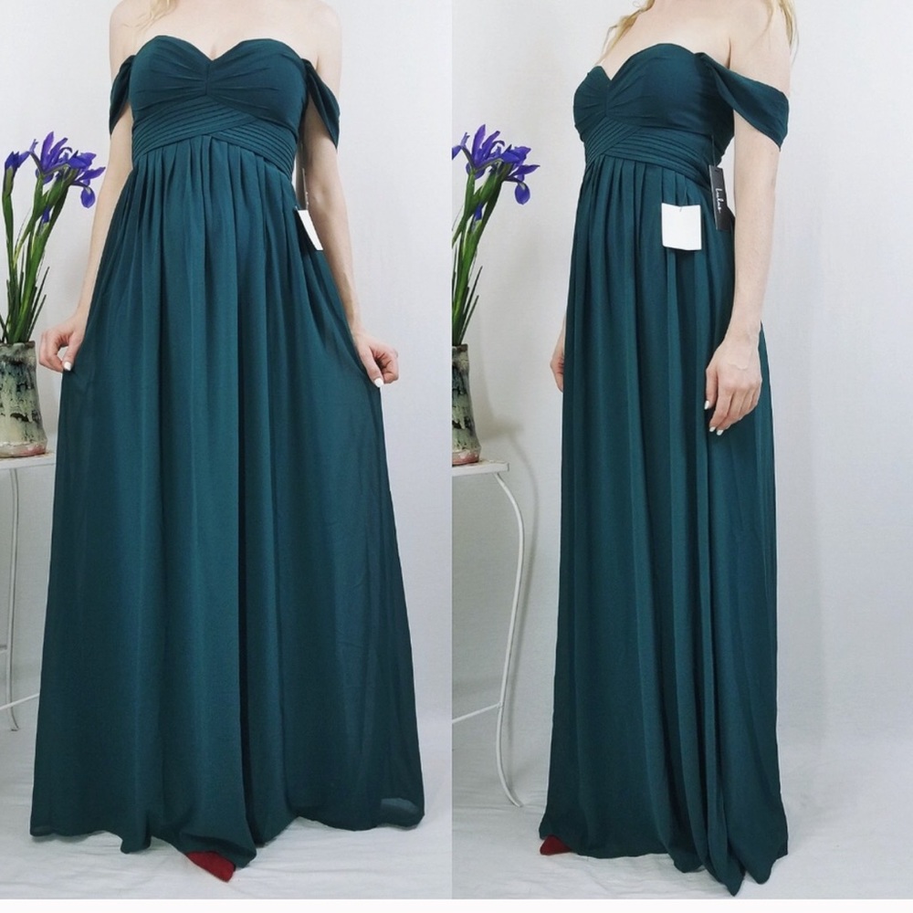 Lulu’s Harmonious Forest Green Maxi